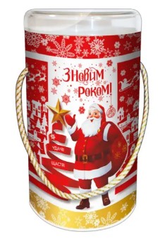 Подарунковий набір № 4 СВІТ ТРЕЙДЕР "Сніговий бум"1200г тубус